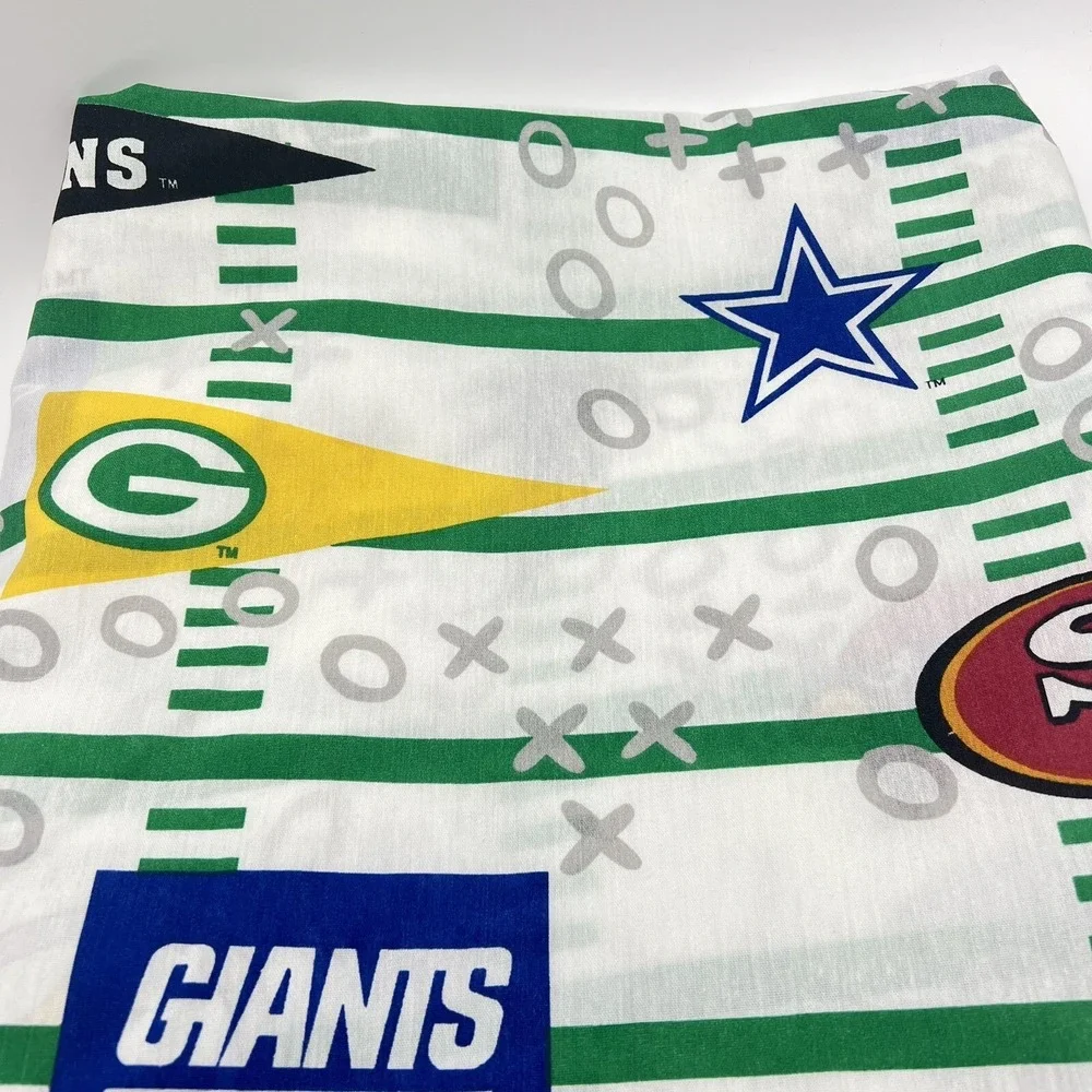 NFL Teams All Over Print Twin Flat Sheet The Bribb Company Made In USA Football‎